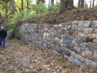 Oct 2018 rock wall update