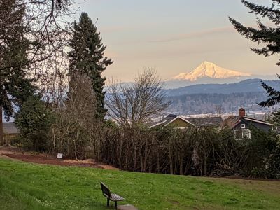 Mt Hood from Hamilton Playground