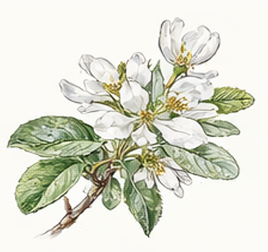 Blue Blossom illustration